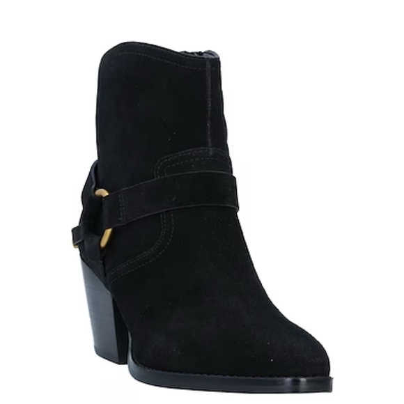 Michael Kors black suede booties sz 5 nwot - Picture 2 of 4